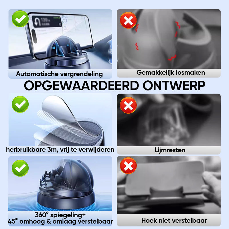360° Drehbare Handyhalterung fürs Auto - GripPro