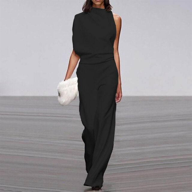 Ärmelloser Sommer-Jumpsuit für Frauen – Elegant & Vielseitig
