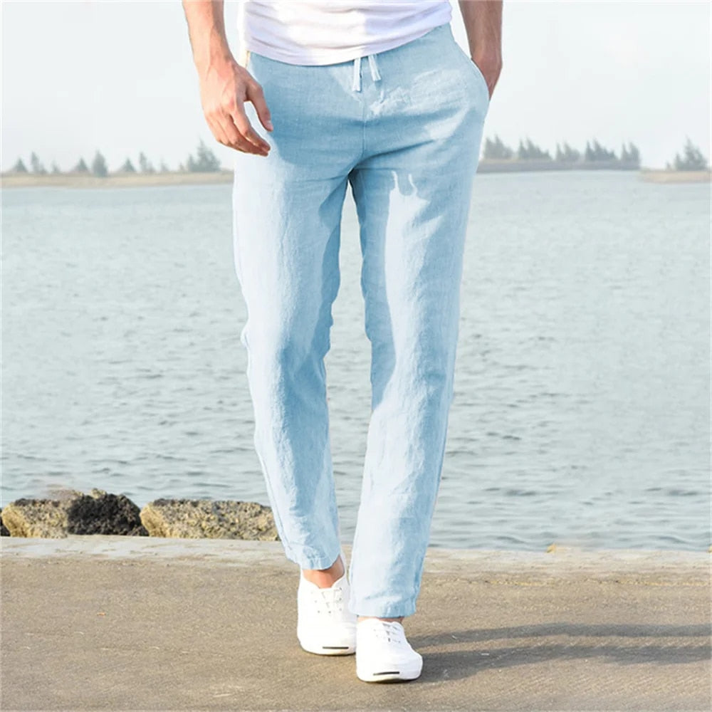 Atmungsaktive Leinenhose für Herren – Stilvoll & Bequem für Warme Tage
