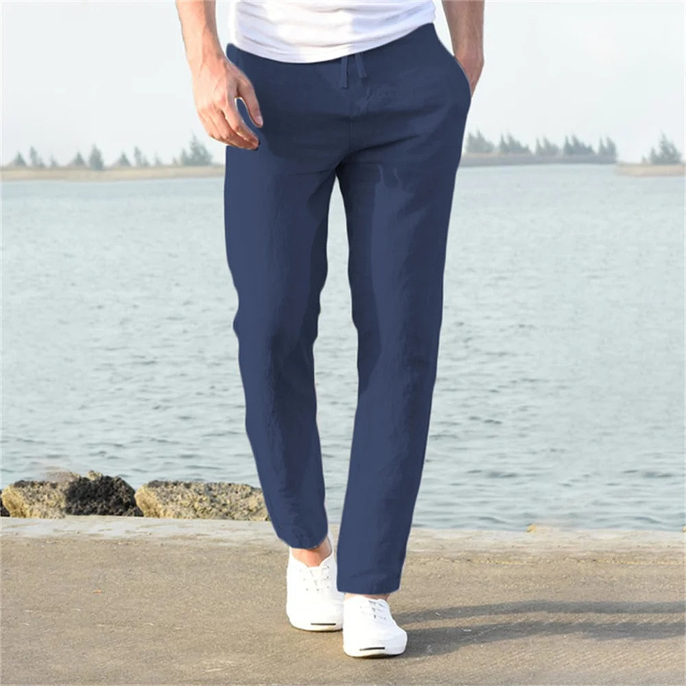 Atmungsaktive Leinenhose für Herren – Stilvoll & Bequem für Warme Tage