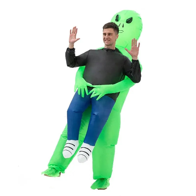 Aufblasbares Alien-Kostüm – Lustig & Einzigartig für Halloween – Ideal für Fasching 3