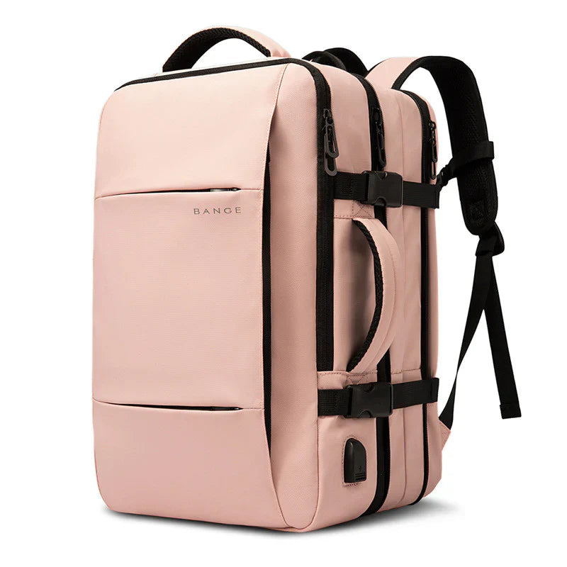 BANGE – Unisex Reiserucksack – Erweiterbar & Handgepäckfreundlich