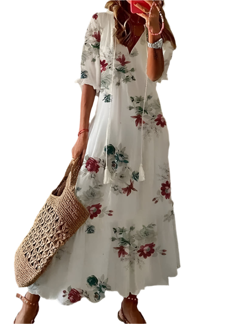 Bettina – Maxikleid Sommer – Bohème Stil mit Eleganz
