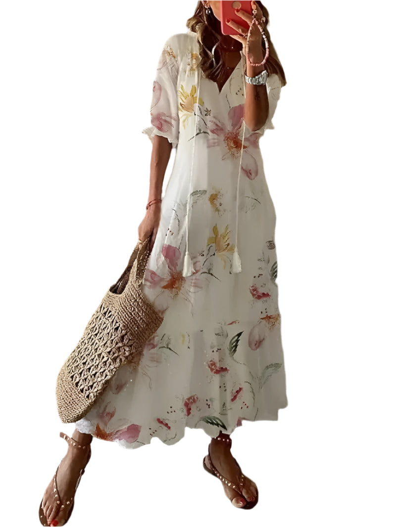 Bettina – Maxikleid Sommer – Bohème Stil mit Eleganz
