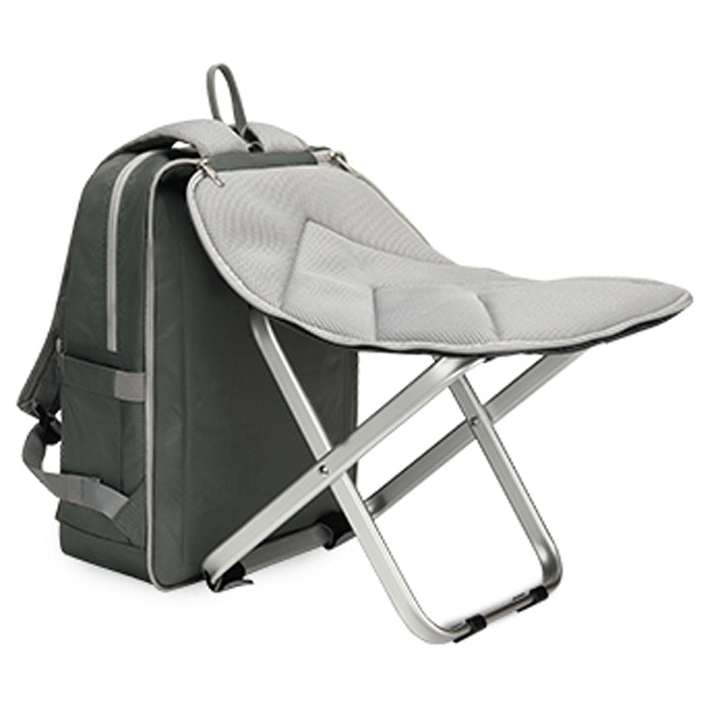 Campingstuhl Faltbar – Wasserabweisend & Integrierter Hocker – Ideal für Outdoor-Aktivitäten 3