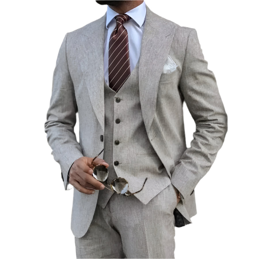 Cesar – Dreiteiliger Anzug Herren – Leicht & Elegant für Hochzeit und formelle Anlässe