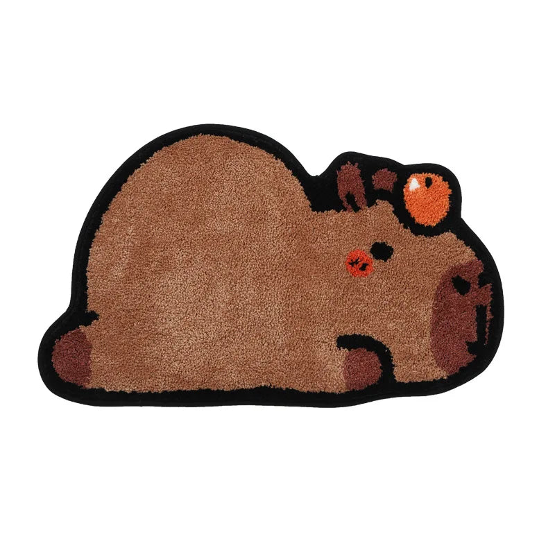 CosyCappy – Weicher Capybara-Teppich für stilvolle Wohnräume