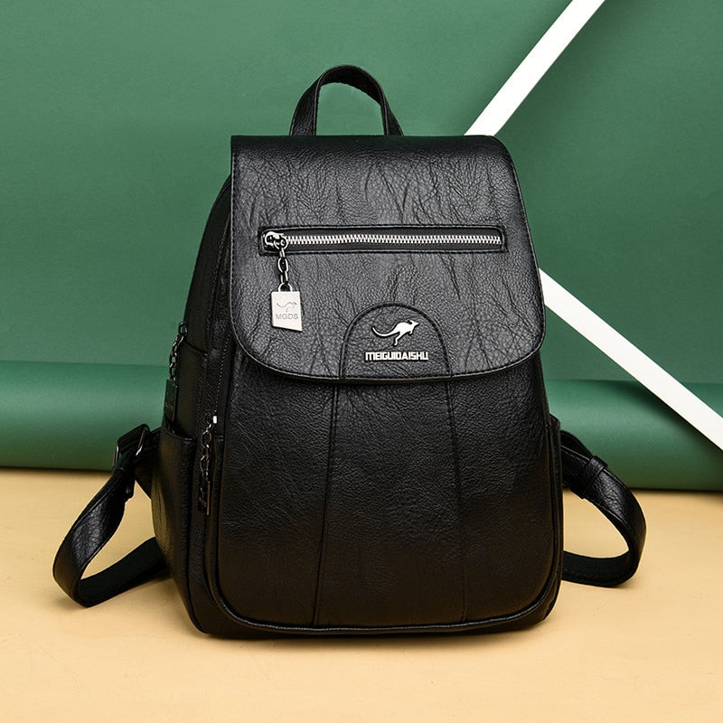 Damenrucksack – Hochwertiges Leder & Ergonomisches Design – Ideal für Alltag und Reisen
