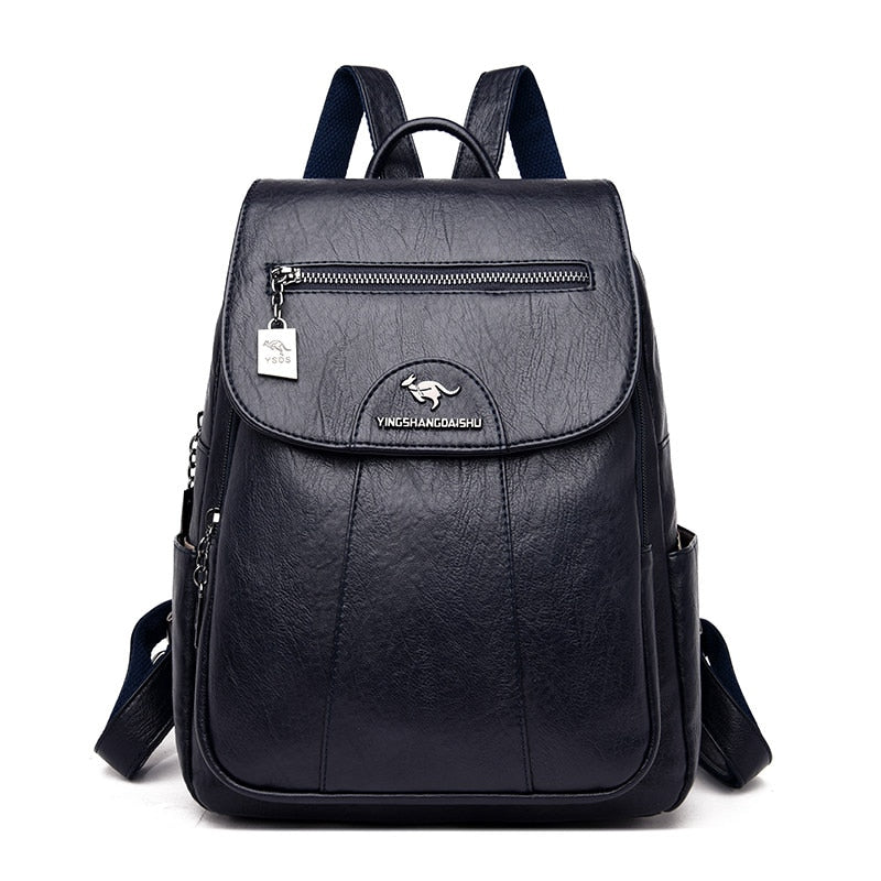 Damenrucksack – Hochwertiges Leder & Ergonomisches Design – Ideal für Alltag und Reisen