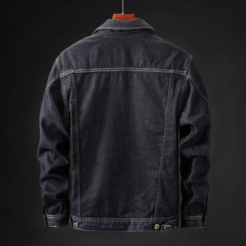Denim & Co. – Herren Jeansjacke – Gefüttert mit Fleece für Wärme