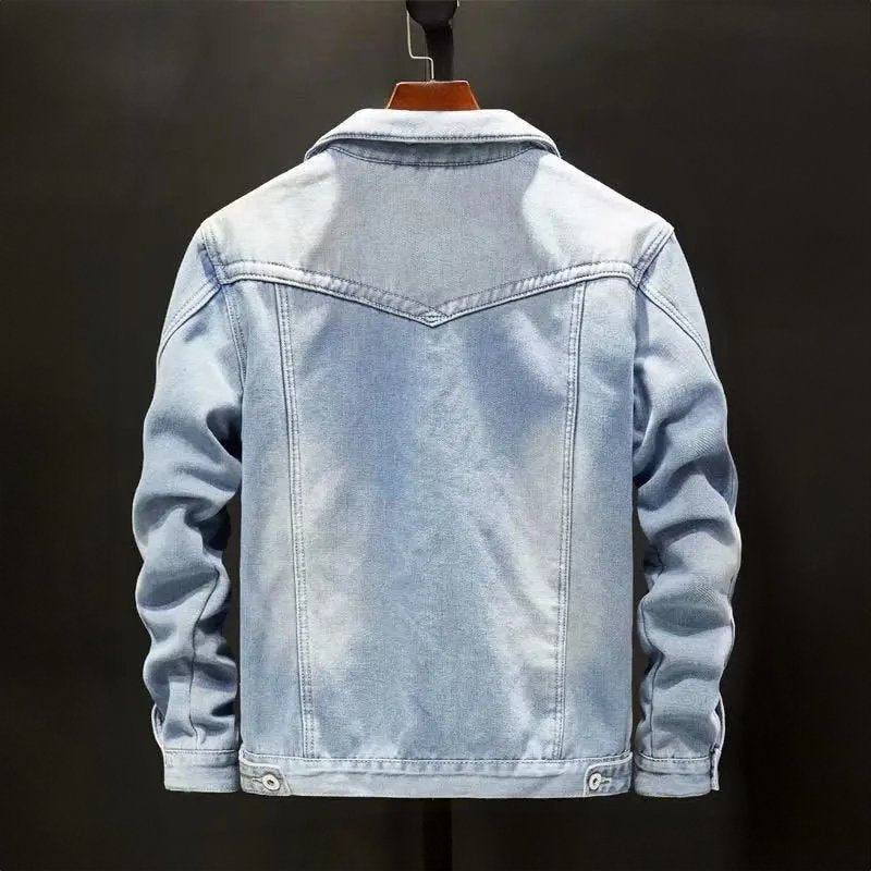 Denim & Co. – Herren Jeansjacke – Gefüttert mit Fleece für Wärme