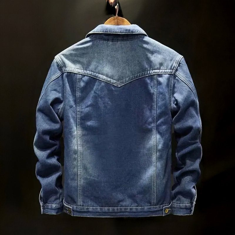 Denim & Co. – Herren Jeansjacke – Gefüttert mit Fleece für Wärme