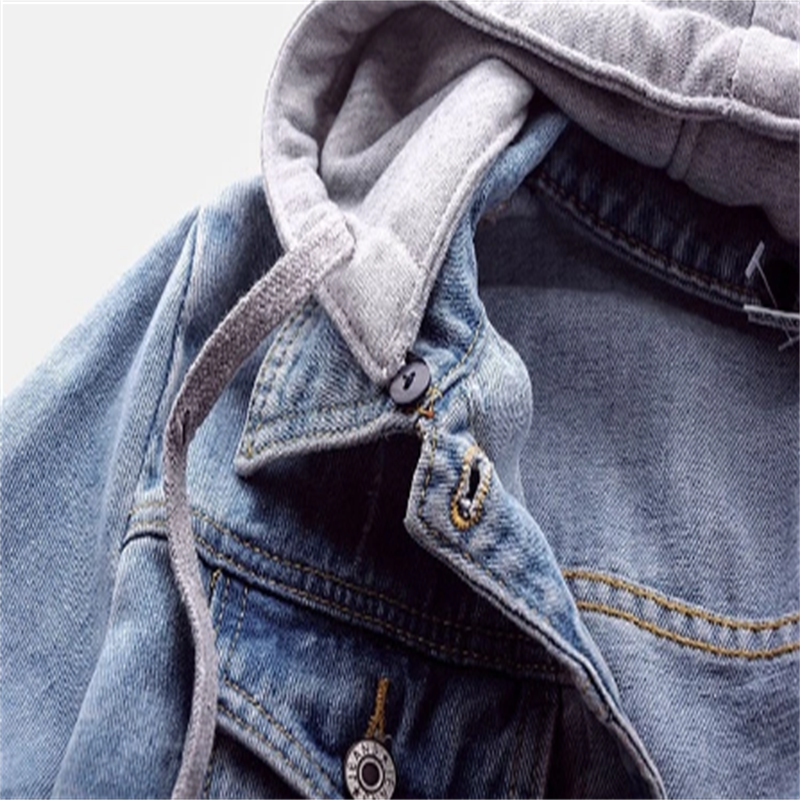 Denim – Damenjacke – Abnehmbare Kapuze & Fleece-Futter für Komfort