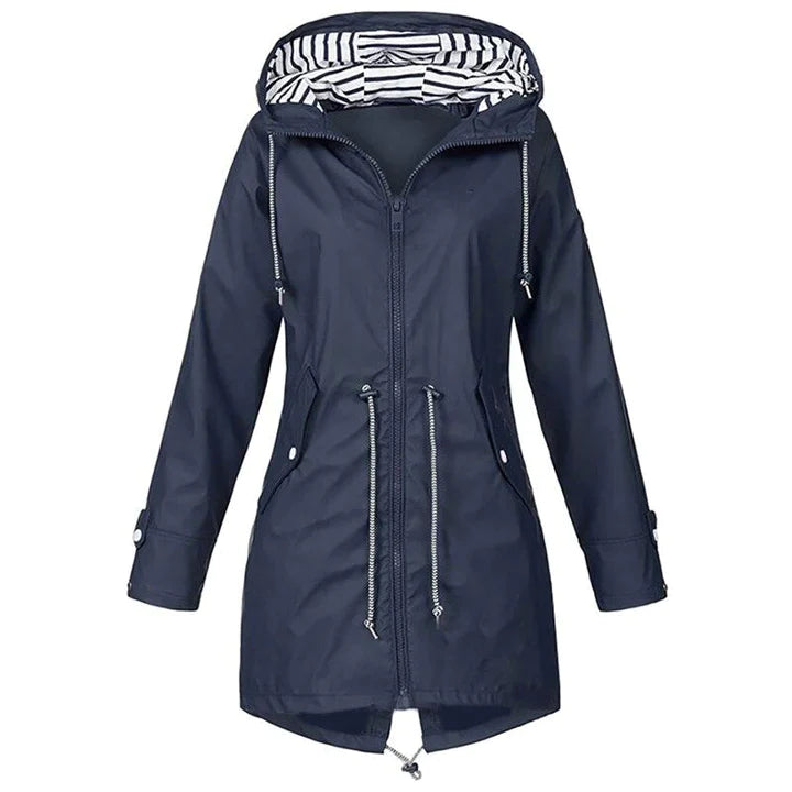 Devon – Lange Regenjacke Damen – Wasserdicht & Stilvoll 4