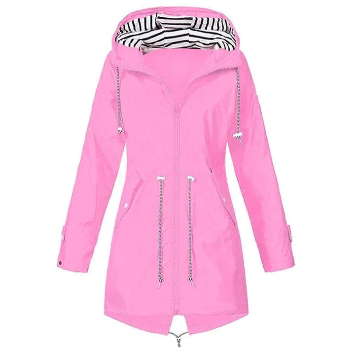 Devon – Lange Regenjacke Damen – Wasserdicht & Stilvoll 6