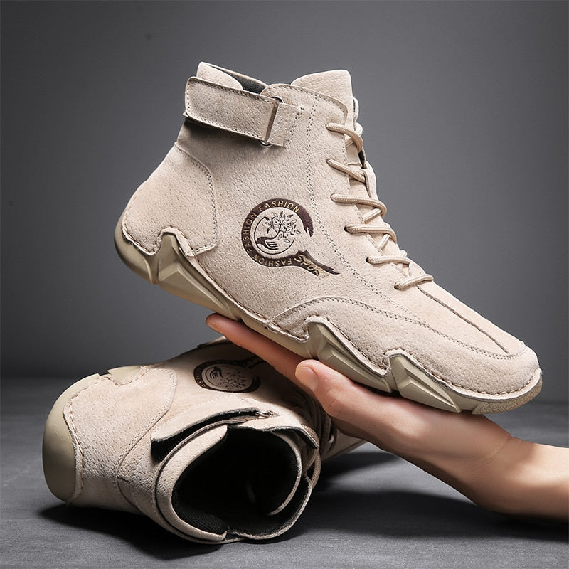 Echtleder Stiefeletten für Herren – Stylisch & Bequem