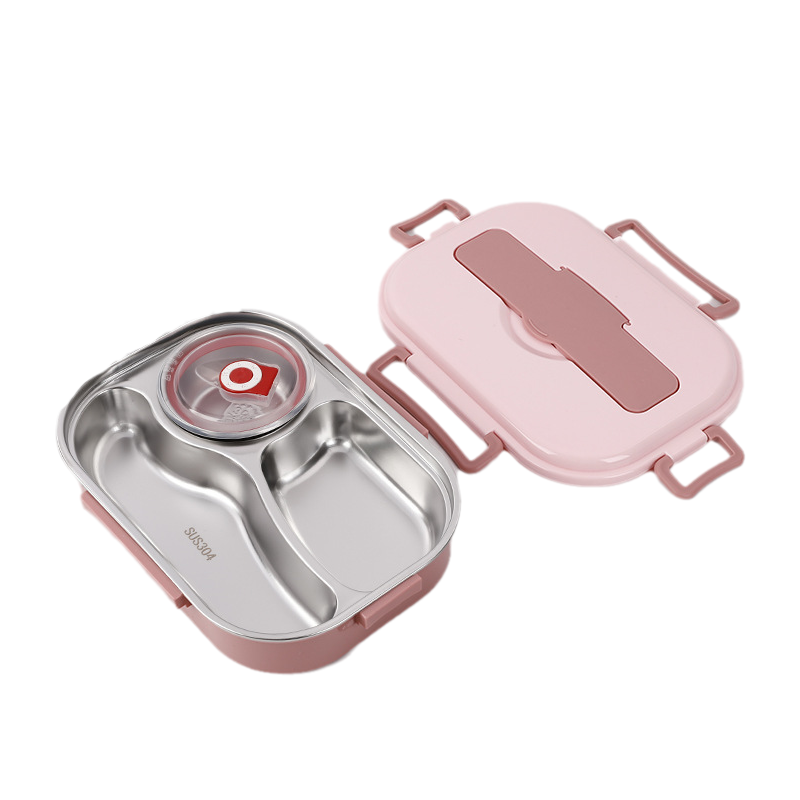 Edelstahl Lunchbox – Auslaufsicher & Temperaturhaltend – Ideal für Büro und Ausflüge