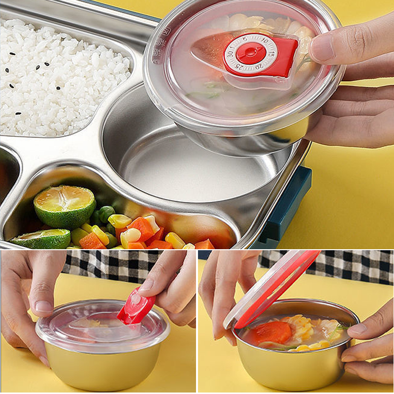 Edelstahl Lunchbox – Auslaufsicher & Temperaturhaltend – Ideal für Büro und Ausflüge