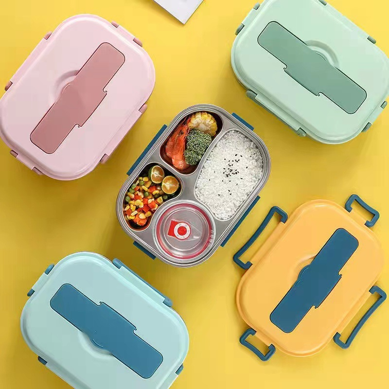 Edelstahl Lunchbox – Auslaufsicher & Temperaturhaltend – Ideal für Büro und Ausflüge