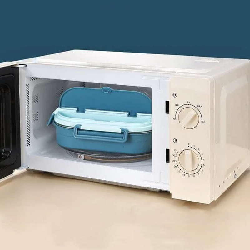 Edelstahl Lunchbox – Auslaufsicher & Temperaturhaltend – Ideal für Büro und Ausflüge