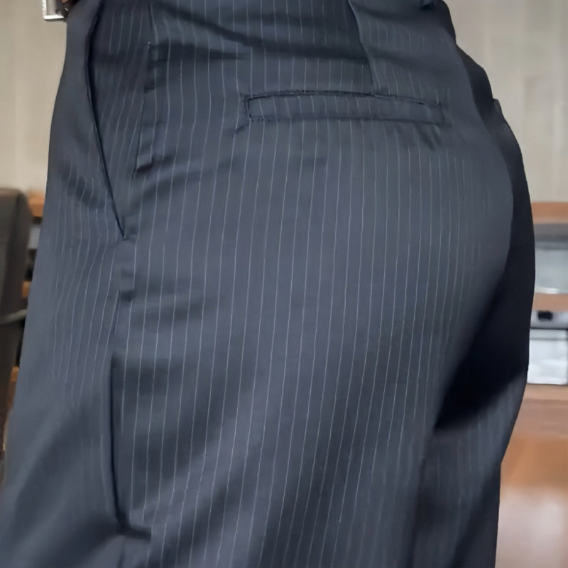 Elegante Anzughose Damen – Figurbetont & Bürotauglich – Schwarze Anzughose