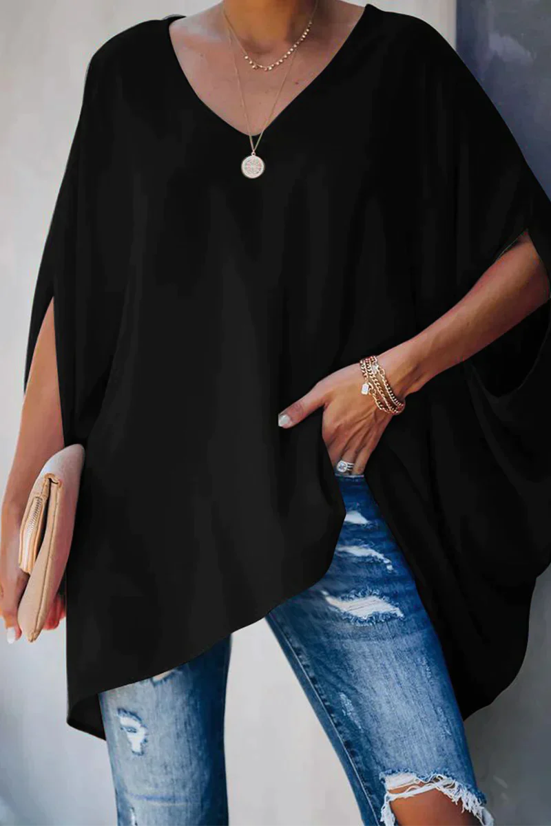 Elegante Damenbluse – Weit und Luftig – Perfekt für Festliche Anlässe