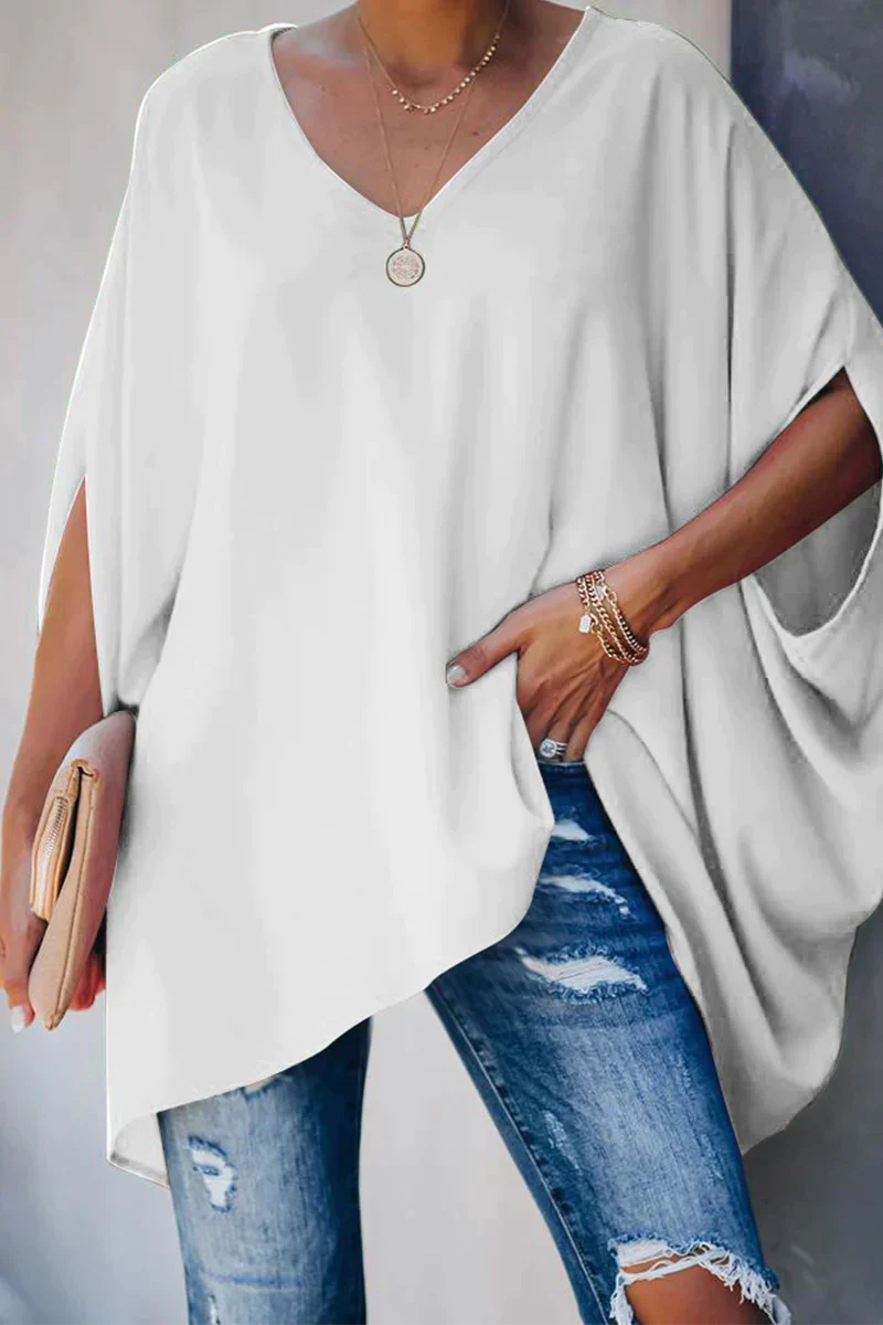 Elegante Damenbluse – Weit und Luftig – Perfekt für Festliche Anlässe