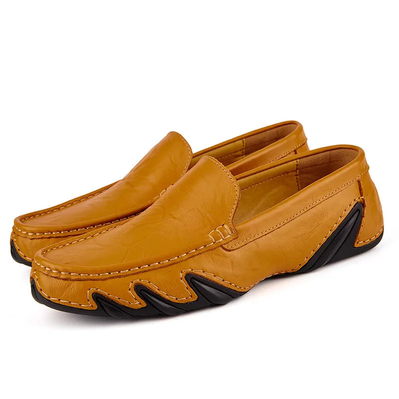 Elegante Herren Slipper – Hochwertiges Leder & Bequeme Passform