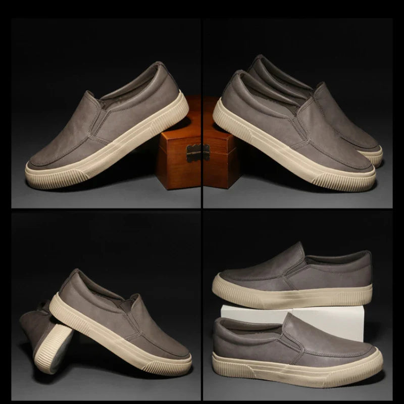 Elegante Leder-Slipper Herren – Luxuriös & Bequem – Ideal für Business und Freizeit
