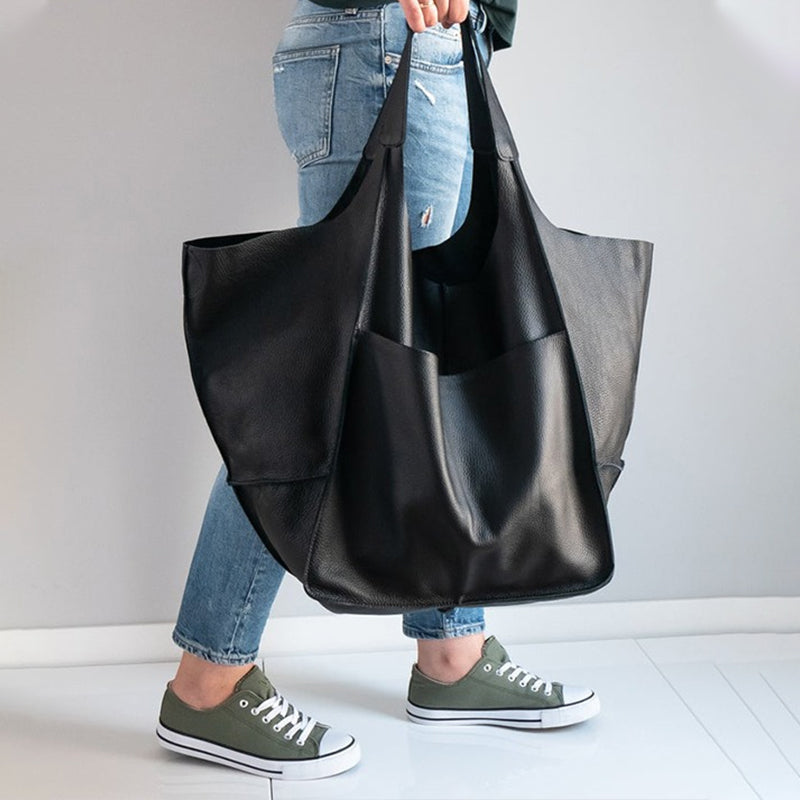 Elegante Leder-Wochenendtasche – Stilvolles & Vielseitiges Design – Geräumig & Modern
