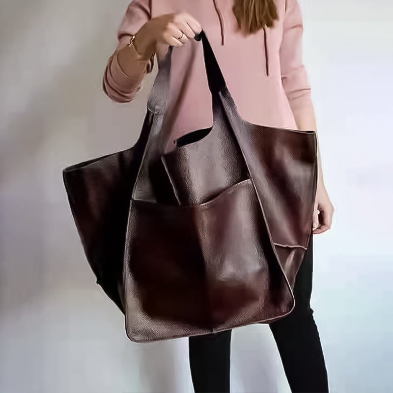 Elegante Leder-Wochenendtasche – Stilvolles & Vielseitiges Design – Geräumig & Modern