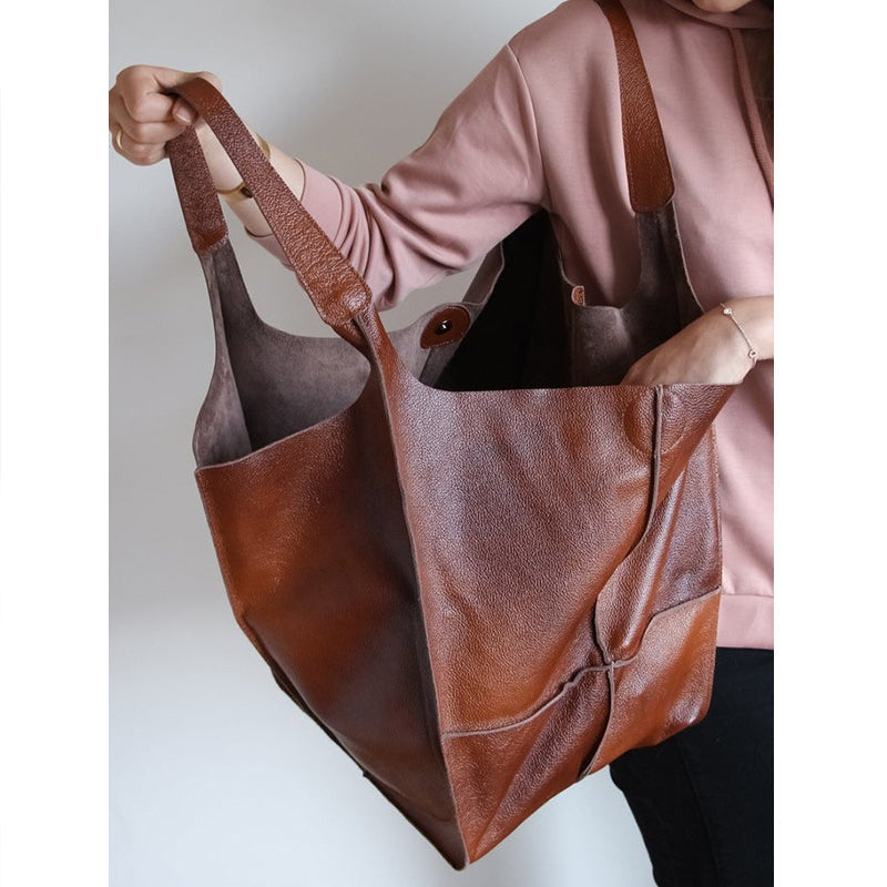Elegante Leder-Wochenendtasche – Stilvolles & Vielseitiges Design – Geräumig & Modern