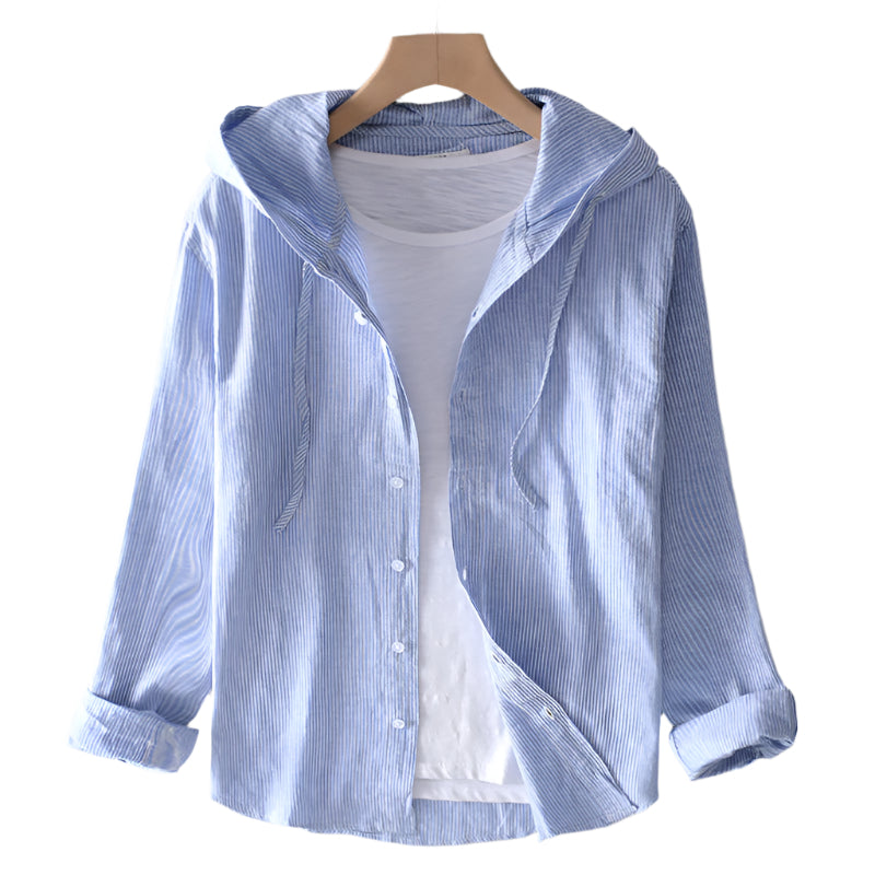 Elegante Leinenbluse Damen – Atmungsaktiv & Pflegeleicht – Zeitloser Schnitt