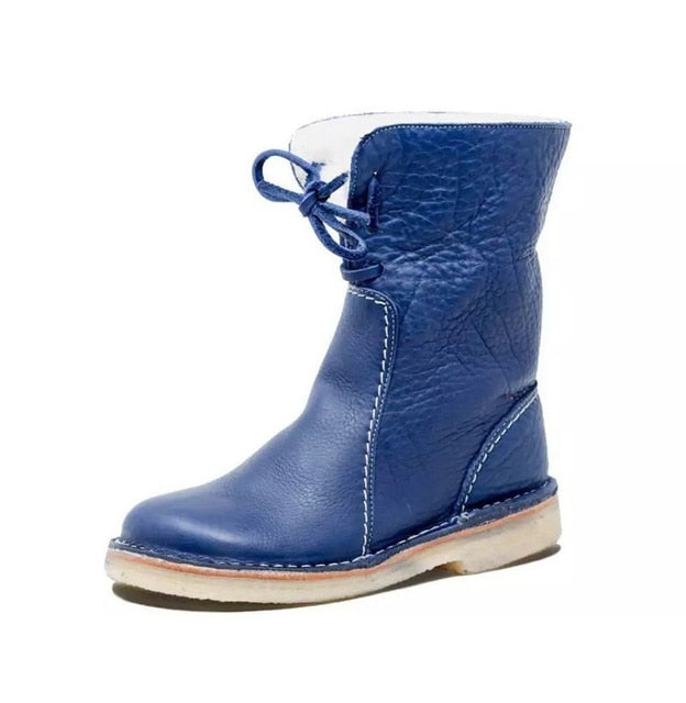 Elegante Vintage Stiefel – Wasserdicht mit Wollfutter – Stilvoll und Warm
