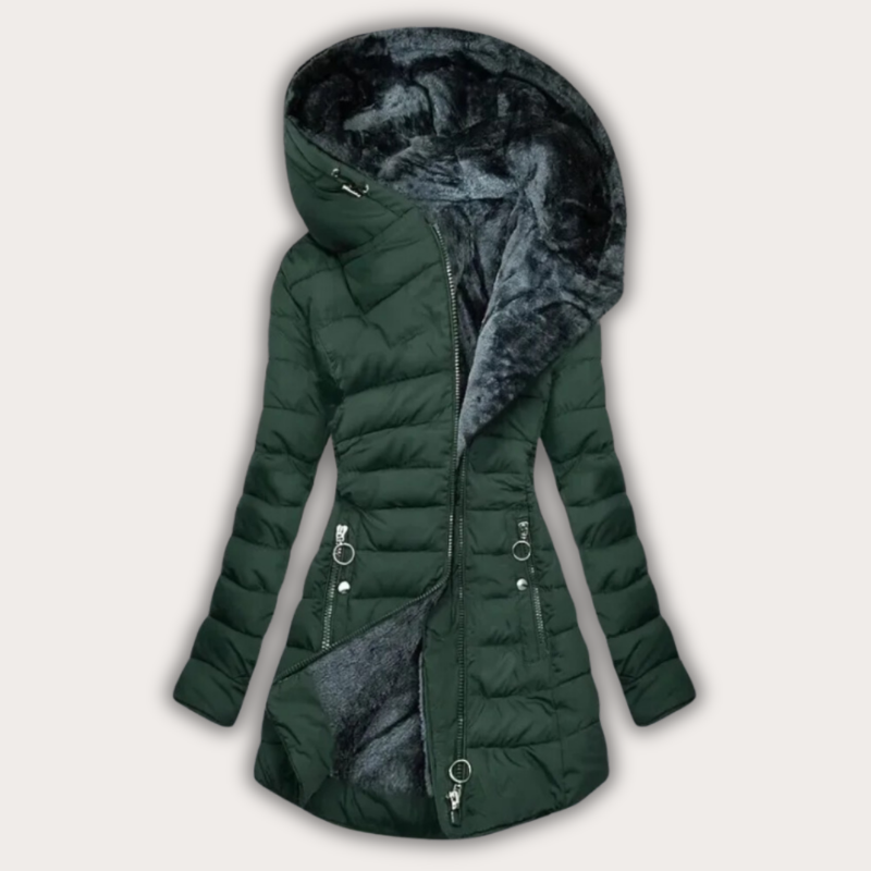 Elegante Wellensteyn Jacke Damen – Daunenjacke mit Abnehmbarer Fellkapuze – Warm & Stilvoll
