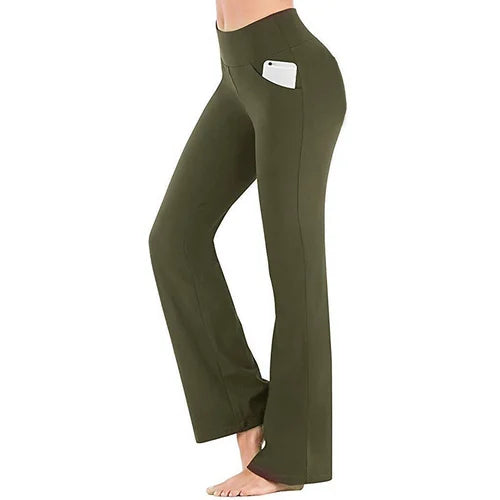 Elegante Yogahose Damen – Hoch Tailliert & Atmungsaktiv – Perfekt für Yoga und Freizeit