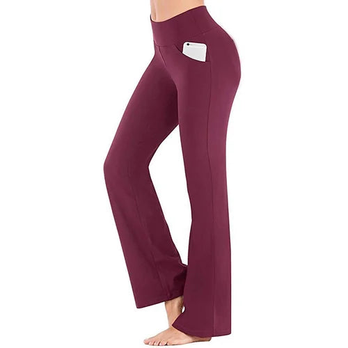 Elegante Yogahose Damen – Hoch Tailliert & Atmungsaktiv – Perfekt für Yoga und Freizeit