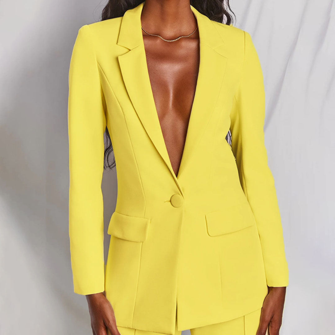 Eleganter Blazer Damen – Hochwertiges Set – Stilvoll und Vielseitig für Damen