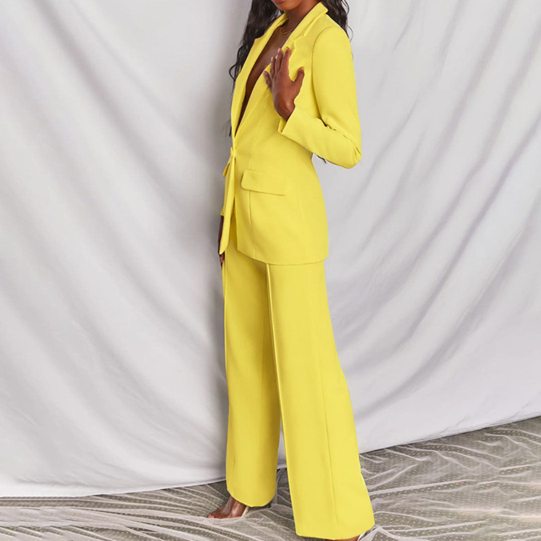 Eleganter Blazer Damen – Hochwertiges Set – Stilvoll und Vielseitig für Damen