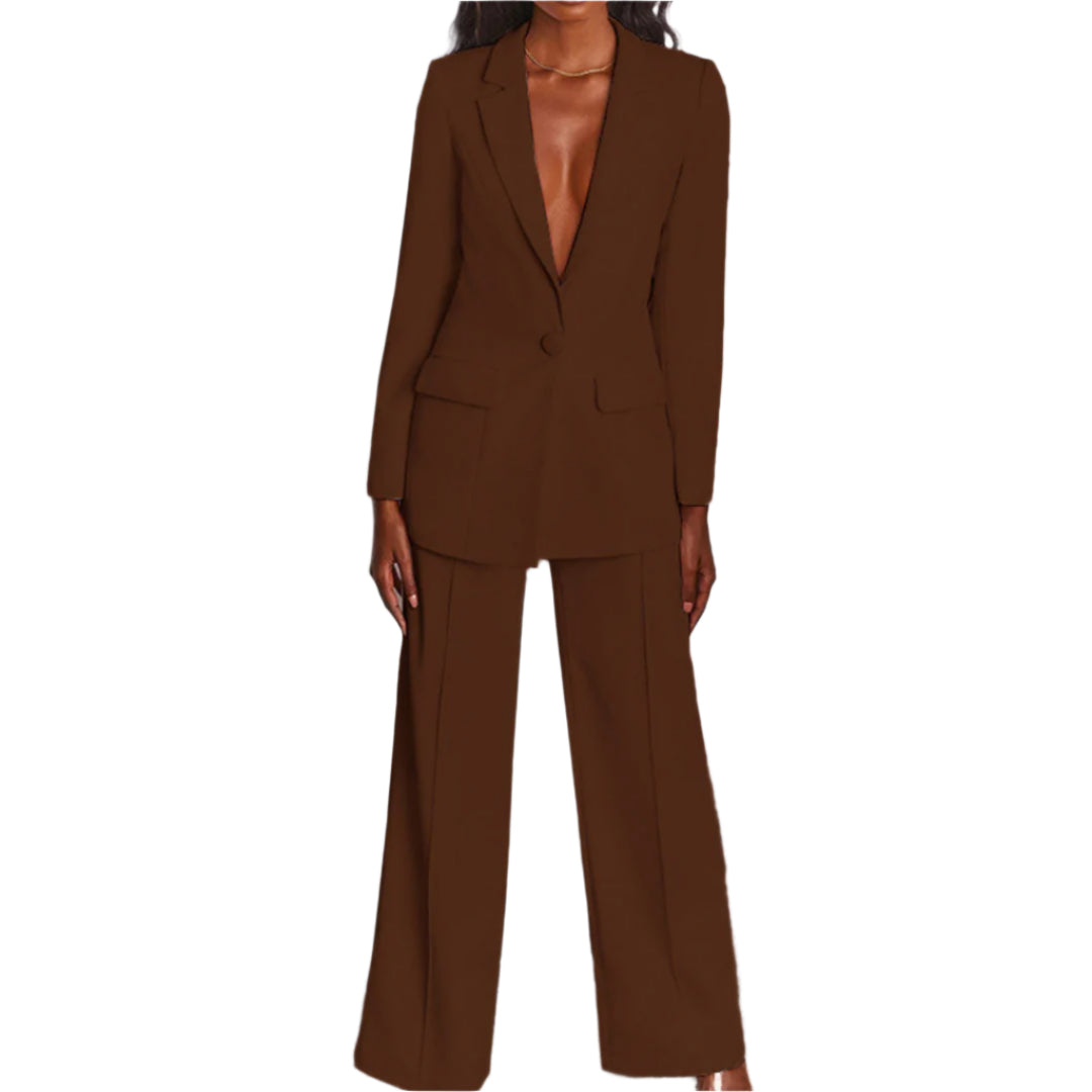 Eleganter Blazer Damen – Hochwertiges Set – Stilvoll und Vielseitig für Damen