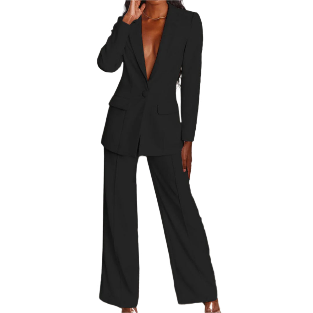 Eleganter Blazer Damen – Hochwertiges Set – Stilvoll und Vielseitig für Damen