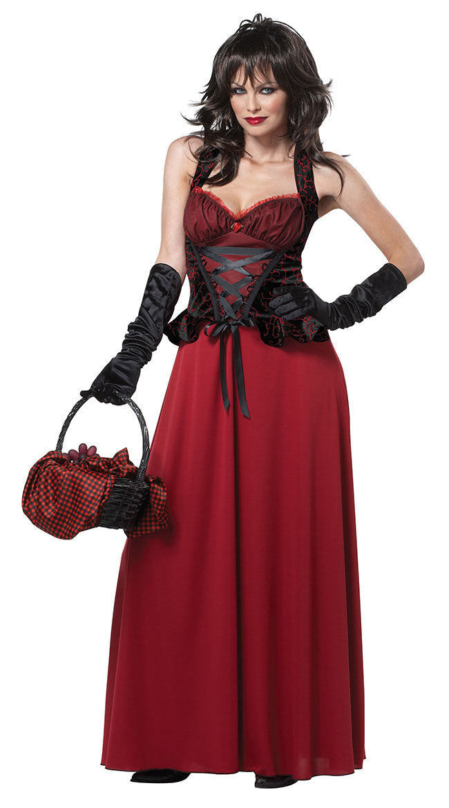 Eleganter Kapuzenumhang – Maxi Kleid mit Korsett – Mystisch & Stilvoll 2