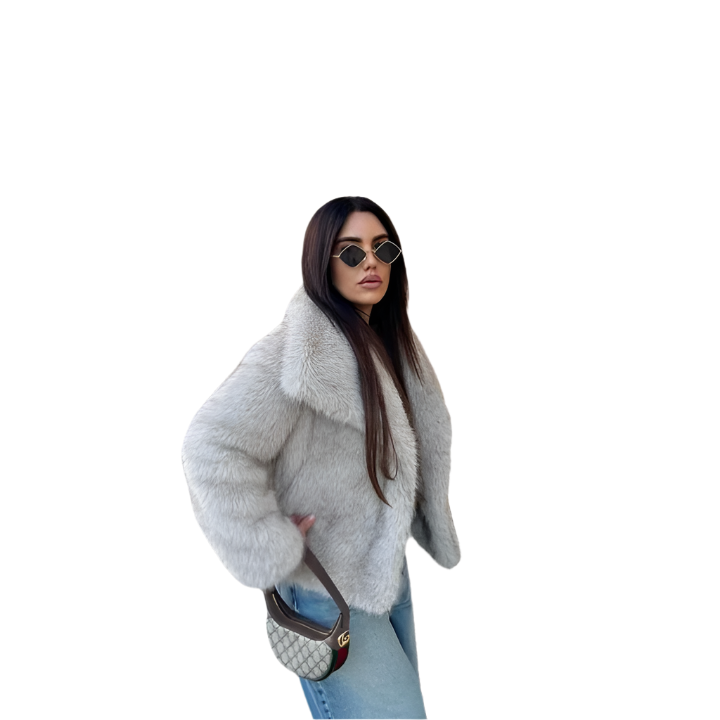 Eleganter Kunstpelzmantel Damen – Warm & Stilvoll für Herbst und Winter