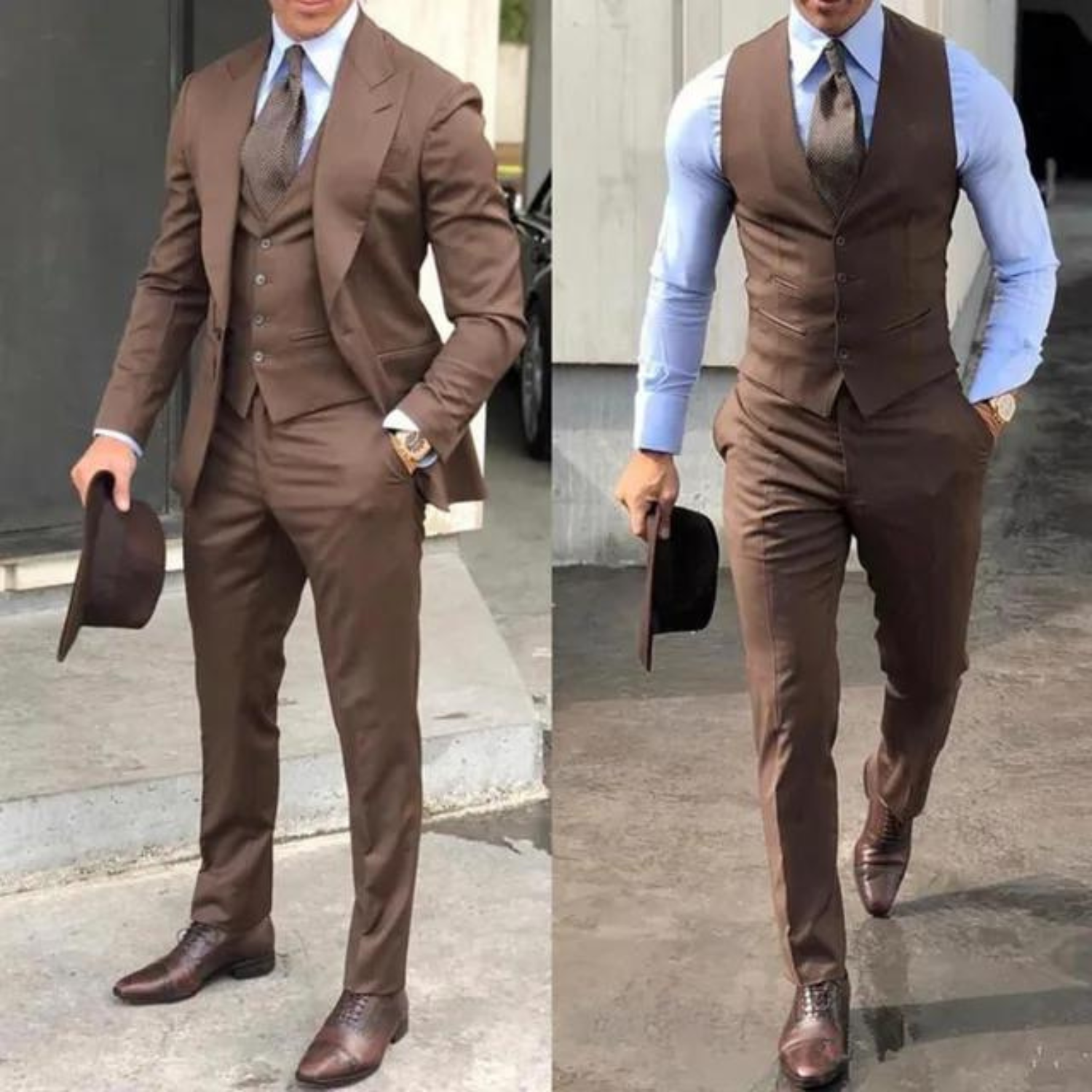 Eleganter dreiteiliger Anzug für Herren – Stilvoll & Bequem