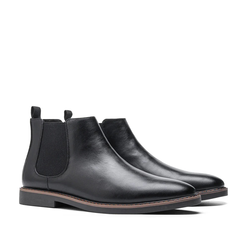 Eleganter Chelsea-Stiefel aus Leder für Herren – Stilvoll & Komfortabel in Schwarz oder Braun 10