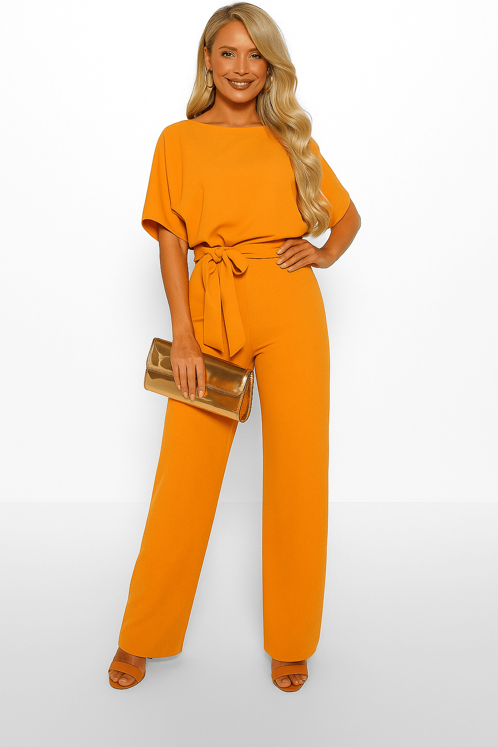 Eleganter Krawatten-Gürtel-Overall für Frauen – Stilvoll & Vielseitig 11