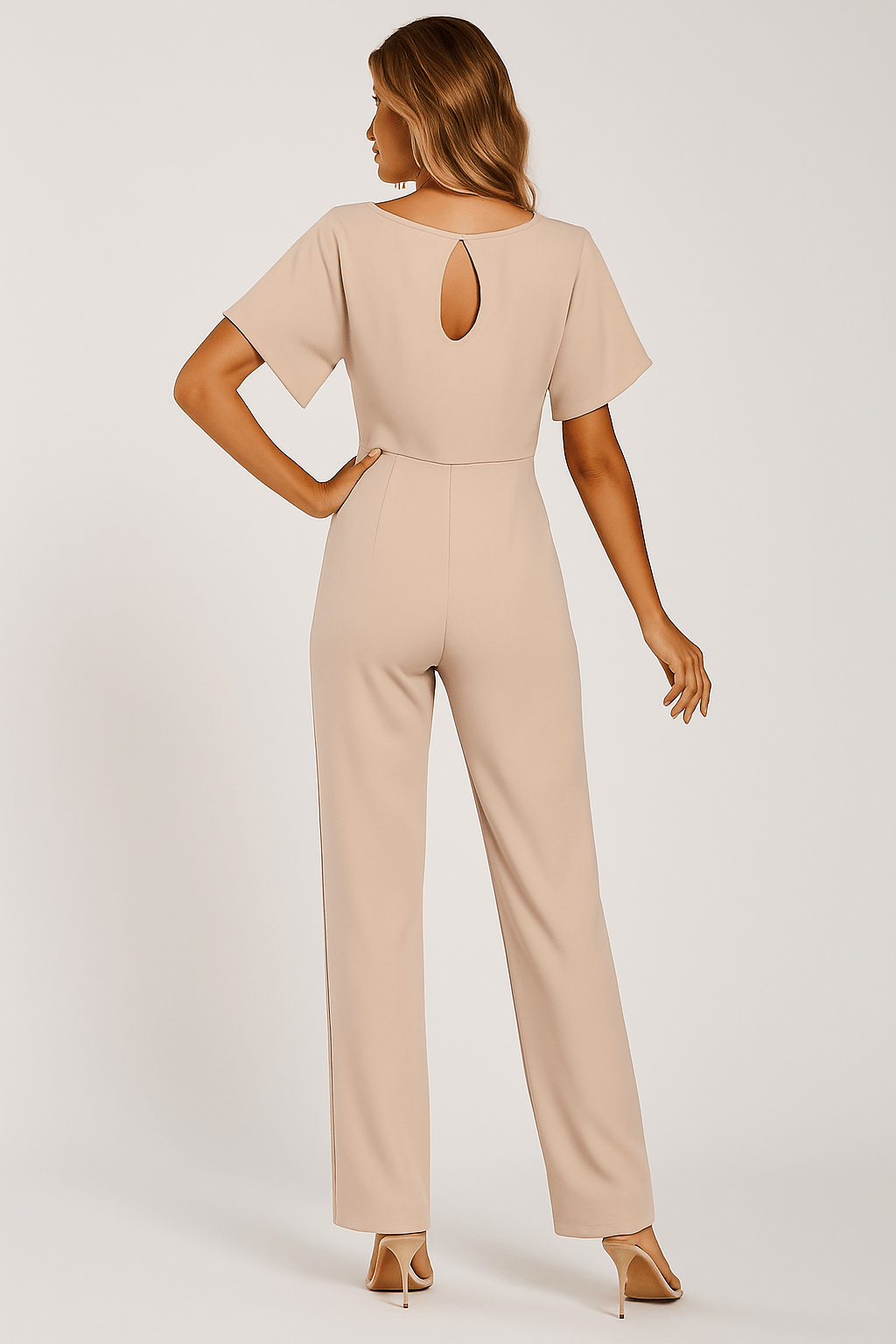 Eleganter Krawatten-Gürtel-Overall für Frauen – Stilvoll & Vielseitig 2