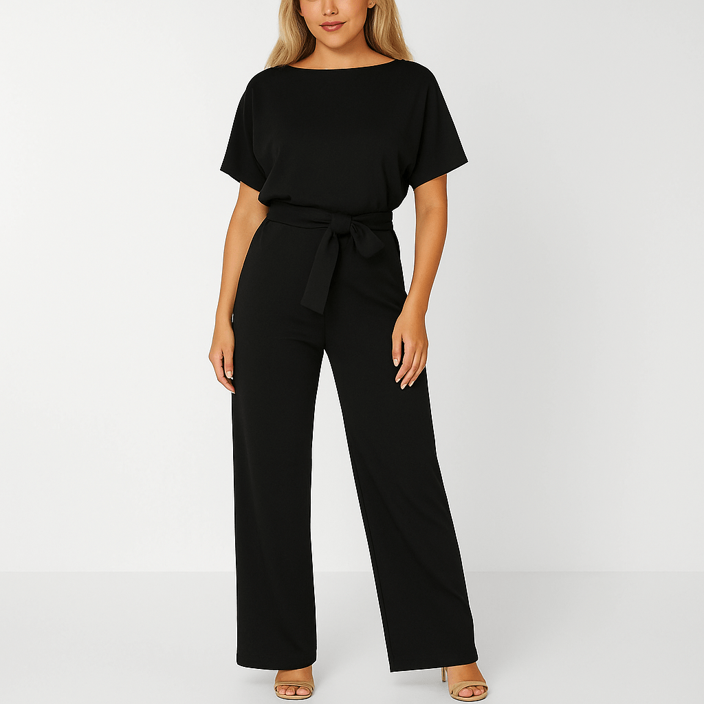 Eleganter Krawatten-Gürtel-Overall für Frauen – Stilvoll & Vielseitig 3
