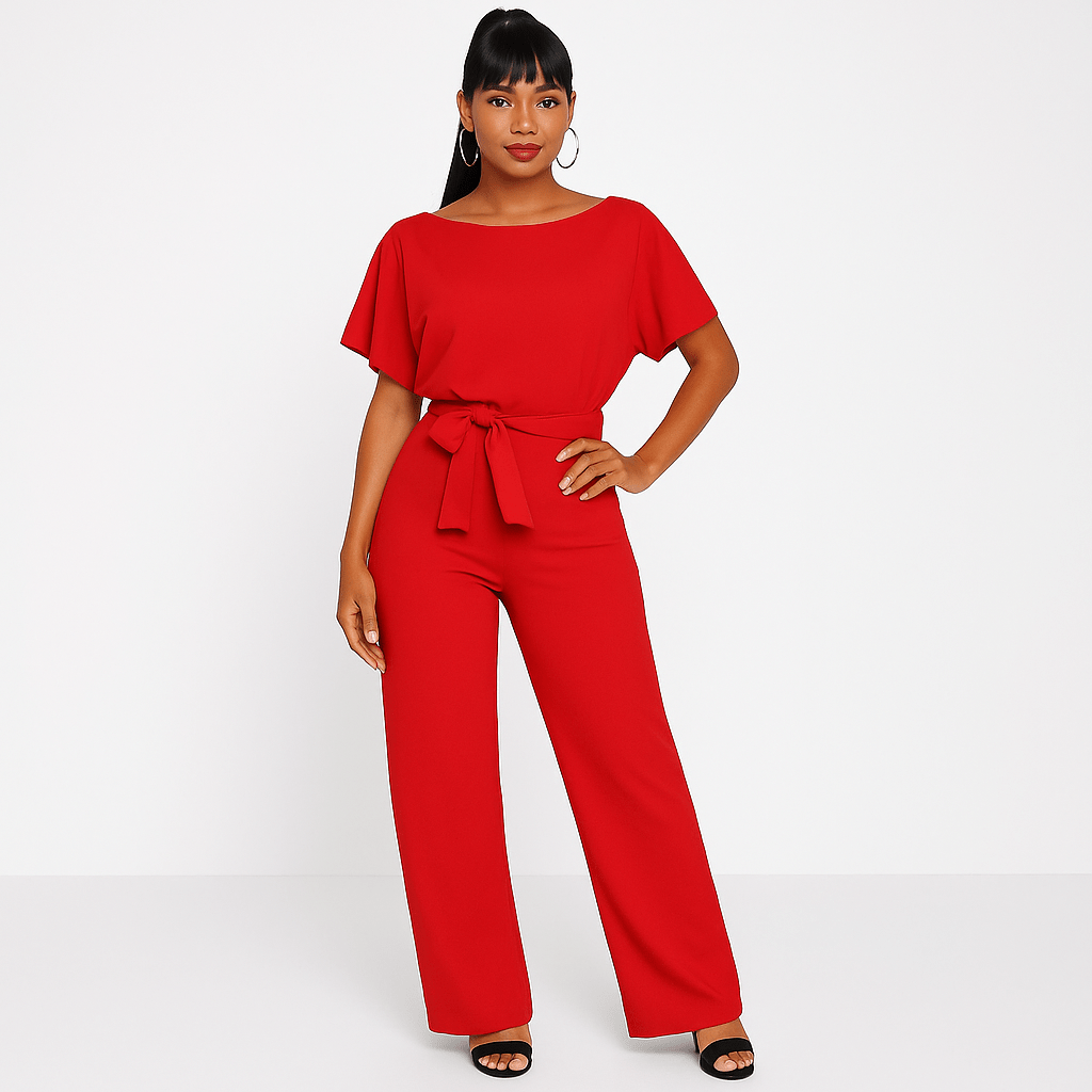Eleganter Krawatten-Gürtel-Overall für Frauen – Stilvoll & Vielseitig 9