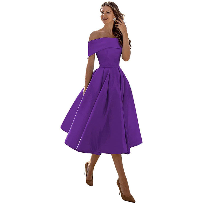 Elegantes Partykleid Schwarz – Trägerlos & Vielseitig für Damen
